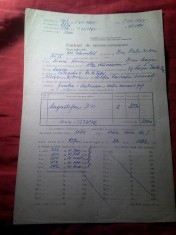 Contract de Vanzare- Cumparare 1967 - Tehnometal Bucuresti pt Magnetofon - in rate