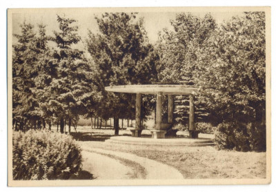 AD 889 C. P. VECHE - COVASNA - VEDERE DIN PARC - RPR - CIRCULATA 1958 BUCURESTI foto