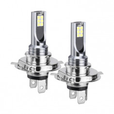 Set 2 Becuri auto LED H4, 110W/set, 6000K, 12LED