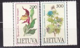 LITUANIA 1992 FLORA SERIE MNH