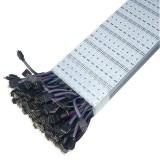 5050 Hard Strip RBG - Banda aluminiu cu LED 5050 RGB, 60 LED m, 12 V