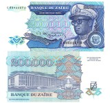 Zair 200 000 Zaires 1992 P-42 UNC