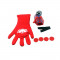 Manusa cu lansator, pentru copii, marime universala, PJ Masks, rosu