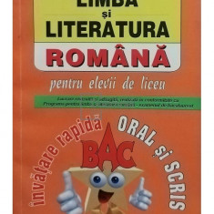 Mariana Badea - Limba si literatura romana pentru elevii de liceu (editia 2011)