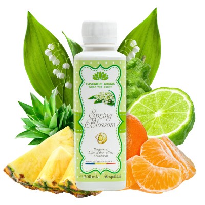 Parfum de rufe Spring Blossom cu arome de Ananas, Bergamota, Lacramioare, Lavanda, Mandarina,200ml, 40 spalari foto