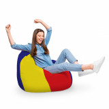 Fotoliu Puf Bean Bag tip Para XL Tricolor Romania, Updeco