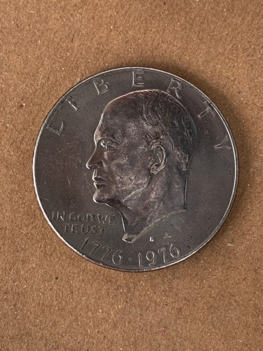 Moneda 1 Dollar 1976 D - Eisenhower Dollar Bicentenar