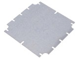 Placă de montare oțel zincat 136x136x2mm