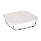 Cumpara ieftin Vas sticla termorezistenta patrat cu capac plastic 1,7 L Simax 7466/D - Simax - Simax