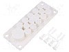 Garnitura cu mai multe orificii pentru cabluri, panou {{Grosime panou}}, {{Material}}, HT HI TECH POLYMERS - HTPC-16-TPE -AS