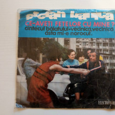 Ștefan Bănică ‎– Ce-aveți Fetelor Cu Mine ? Disc vinil mic 7 " Electrecord