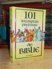 URA MILLER - 101 INTAMPLARI PREFERATE DIN BIBLIE , ILUSTRATII , 1994 foto