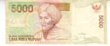M1 - Bancnota foarte veche - Indonezia - 5000 rupii - 2001