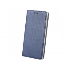 Husa Piele Huawei P smart Case Smart Magnet Bleumarin