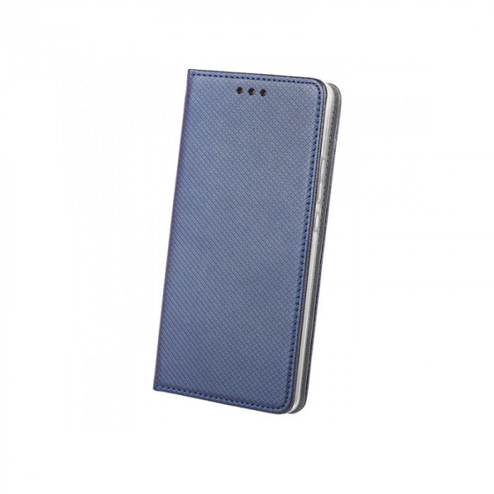 Husa Piele Huawei P smart Case Smart Magnet Bleumarin