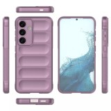 Husa wave, compatibila cu Samsung Galaxy A25, Grip Anti-Soc, Tpu, Light Purple