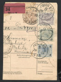 Buletin de expeditie AUSTRIA / WIEN la Burdujeni / GALATI Romania 1904