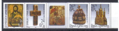 SERBIA si MUNTENEGRU 2003, Arta, serie neuzata, MNH foto