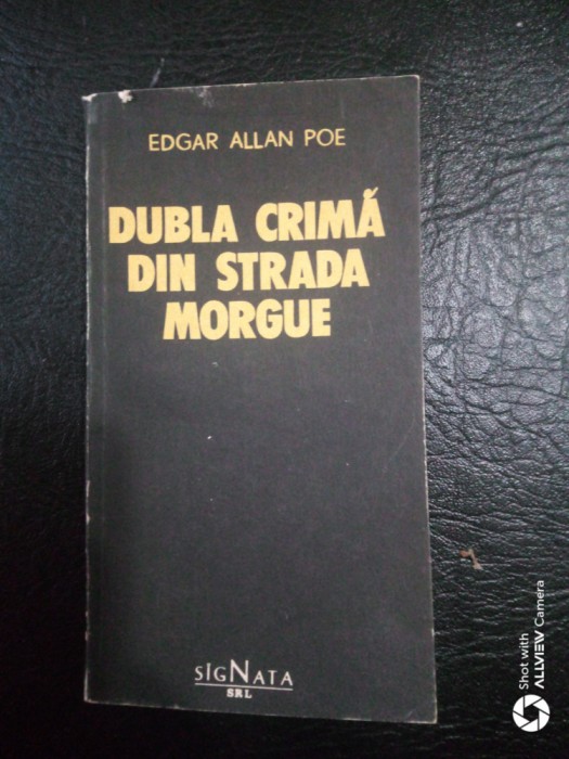 Dubla crima din strada morgue-Edgar Allan Poe