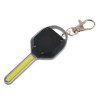Mini lanterna, tip breloc, LED, plastic, 8.5 cm, gri