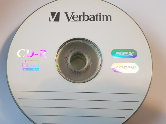 14 bucati CD-R Verbatim 700 MB 52X