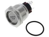 Comutator Anti-Vandalism ONPOW 2 Poziții SPDT 1A 220VAC IP65 ON-ON ONPOW6122F-11ZE/B/24V/S