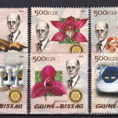 Guineea Bissau 2005 Rotary SAH MI 2902-2907 MNH w66