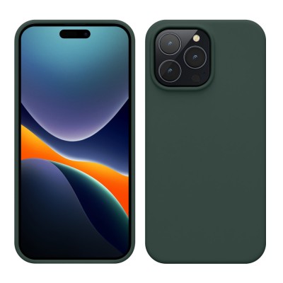Husa kwmobile pentru Apple iPhone 14 Pro Max, Silicon, Verde, 59074.171 foto