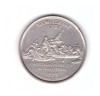 Moneda SUA 25 centi/quarter dollar 1999 P, New Jersey 1787, stare foarte buna, America de Nord, Nichel
