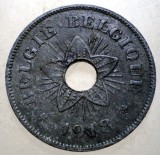 1.755 BELGIA WWI OCUPATIE GERMANA 50 CENTIMES 1918 BELGIE-BELGIQUE ZINC