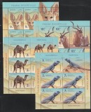Fauna deșertului - camila, vulpe, soparla, antilopa, minicoli de 5 timbre și 1 vinietă, 2021, LP 2334c, MNH, Nestampilat