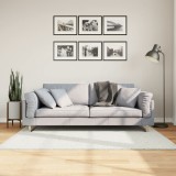 vidaXL Covor &bdquo;OVIEDO&rdquo;, fire scurte, crem, 120x170 cm