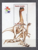 Sierra Leone 2001 Expo Hong Kong Dinosaurs perf. sheet MNH S.578, Nestampilat