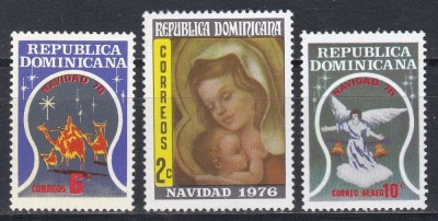Dominicană 1976 - Crăciun, MNH foto