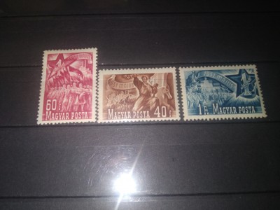 TIMBRE UNGARIA 1951 foto