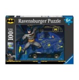 Cumpara ieftin Puzzle Ravensburger Batman cu masina, 100 piese