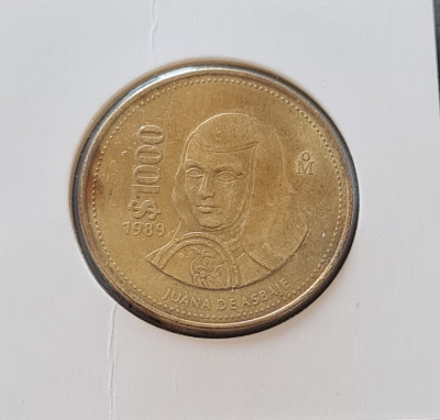 Mexic 1000 pesos 1989 foto