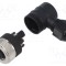 Conector M12 mufă mamă 5 pini 4A 30V IP67 unghiular pe cablu LUTRONIC