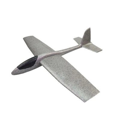 Avion Zburator, Cyrax, Tip Planor, 83 cm Lungime, +3 Ani, din Polistiren, Aruncare 10 - 30 m, Gri foto