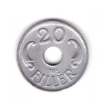 Moneda Ungaria 20 filler/filleri 1941, stare buna, curata, Europa, Fier