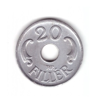 Moneda Ungaria 20 filler/filleri 1941, stare buna, curata foto