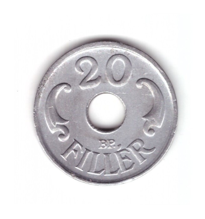 Moneda Ungaria 20 filler/filleri 1941, stare buna, curata