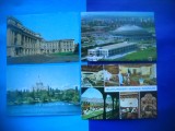 HOPCT LOT 1953 BUCURESTI -4 CARTI POSTALE-NECIRCULATE