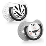 LOVI Salt &amp; Pepper suzetă 0-3 m 2 buc