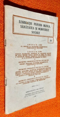 Legea 4/1988, Legea 5/1988, Decretul 206/1988, 210/1988, 336/1983 foto