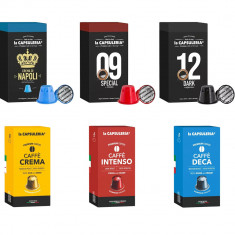 Kit degustare special, 60 de capsule compatibile Nespresso, La Capsuleria