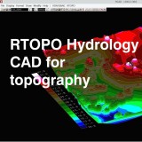 RTOPO Hydrology CAD pentru topografie
