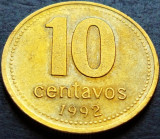 Moneda 10 CENTAVOS - ARGENTINA, anul 1992 * cod 79 C, America Centrala si de Sud