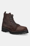 Fly London pantofi de piele &icirc;ntoarsă KELF167FLY culoarea maro, P211167001