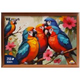 Cumpara ieftin Puzzle Witty Puzzlezz, Familie de papagali, 250 piese